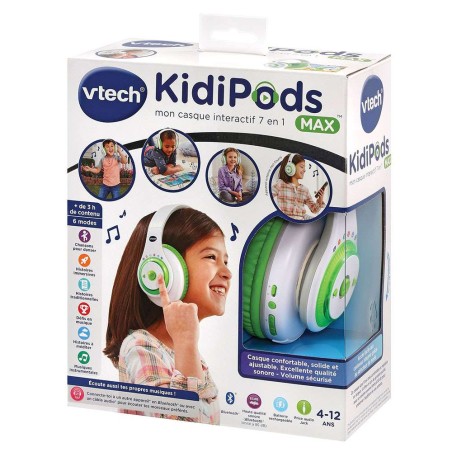 KIDIPODS MAX - MON CASQUE INTERACTIF 7 EN 1