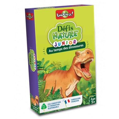 DEFIS NATURE JUNIOR - AU TEMPS DES DINOSAURES