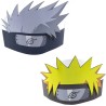 8 COIFFES PAPIER NARUTO - KAKASHI 2 ASST