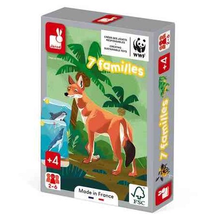 PARTENARIAT WWF - 7 FAMILLES LE REGNE ANIMAL