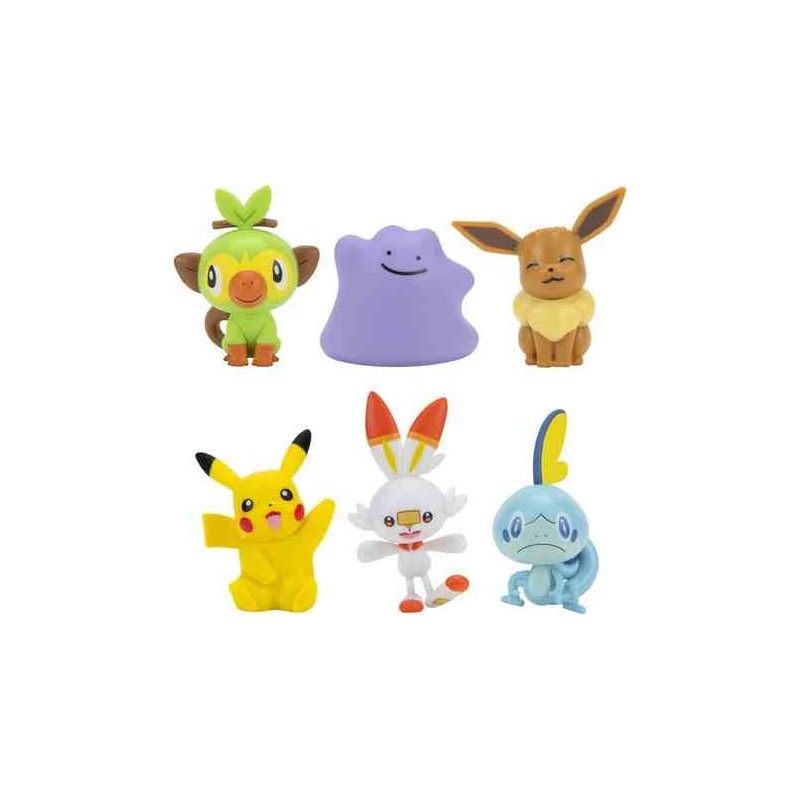 POK PACK DE 6 FIGURINES