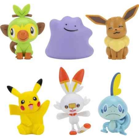 POK PACK DE 6 FIGURINES