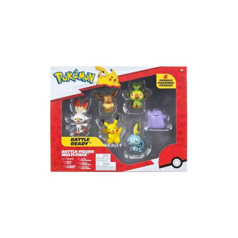 POK PACK DE 6 FIGURINES