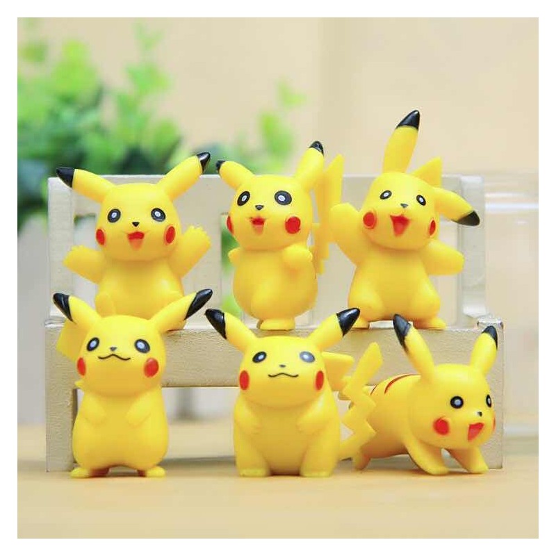 POK PACK DE 8 FIGURINES - PIKACHU