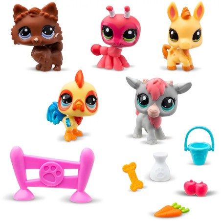 LPS PACK DE 5 PETS - FERME