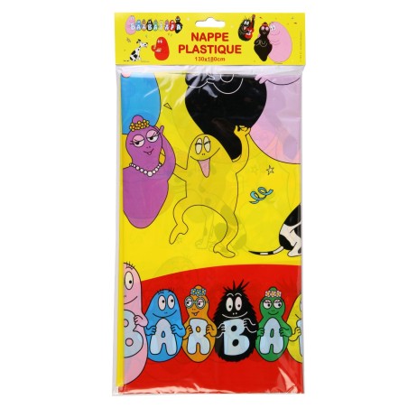 NAPPE PLASTIQUE 130X180 CM BARBAPAPA