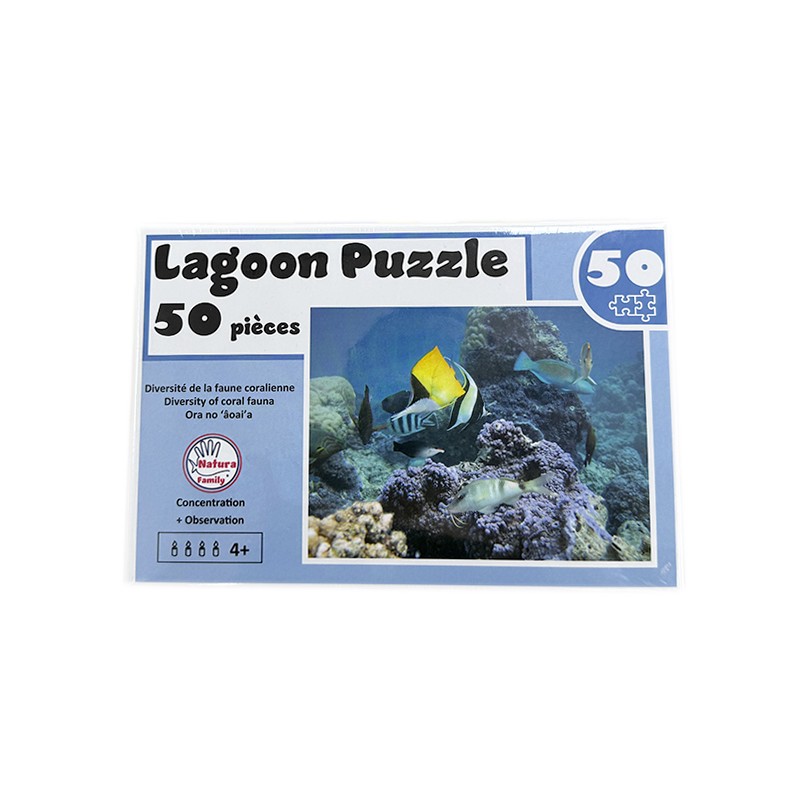 PUZZLE DIVERSITE DE LA FAUNE CORALIENNE POLYNESIE