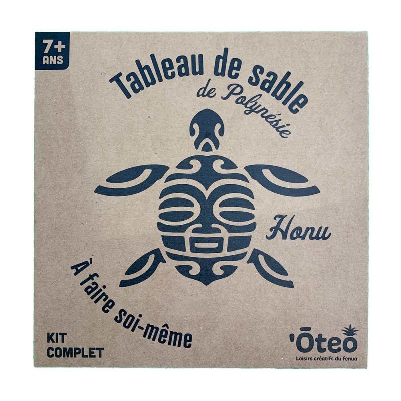 TABLEAUX DE SABLE DE POLYNESIE A FAIRE SOI-MEME TORTUE