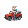 BRUDER - VEHICULE POMPIER LAND ROVER DEFENDER