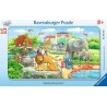 PUZZLE CADRE 15 P - EXCURSION AU ZOO