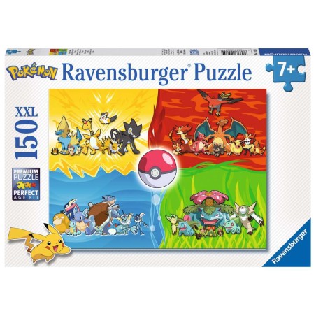 PUZZLE 150 P XXL - LES DIFFERENTS TYPES DE POKEMON