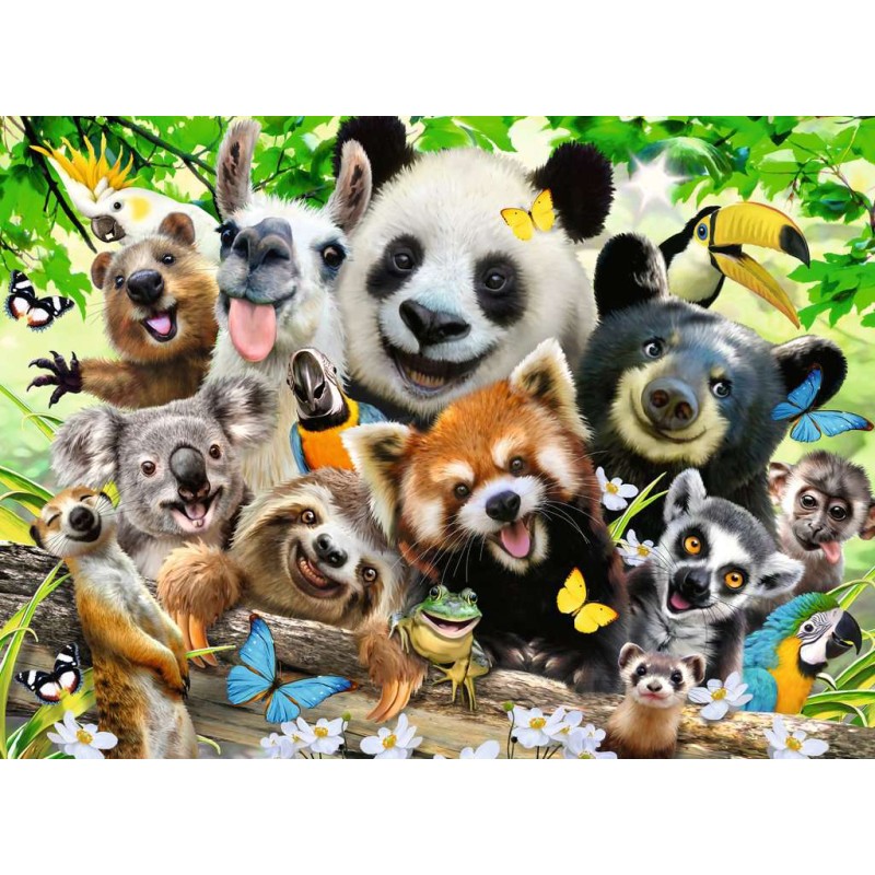 PUZZLE 300 P XXL - LE SELFIE DES ANIMAUX SAUVAGES