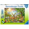 PUZZLE 200 P XXL - FAMILLE DE CERFS ET AUTRES ANIMAUX