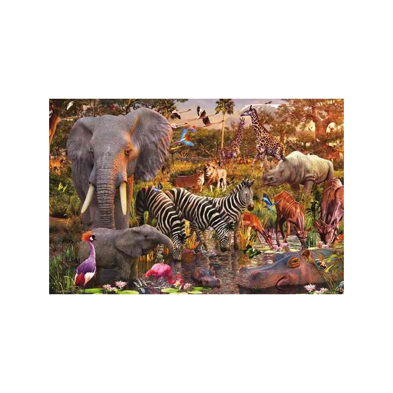 PUZZLE 3000 P - ANIMAUX DU CONTINENT AFRICAIN