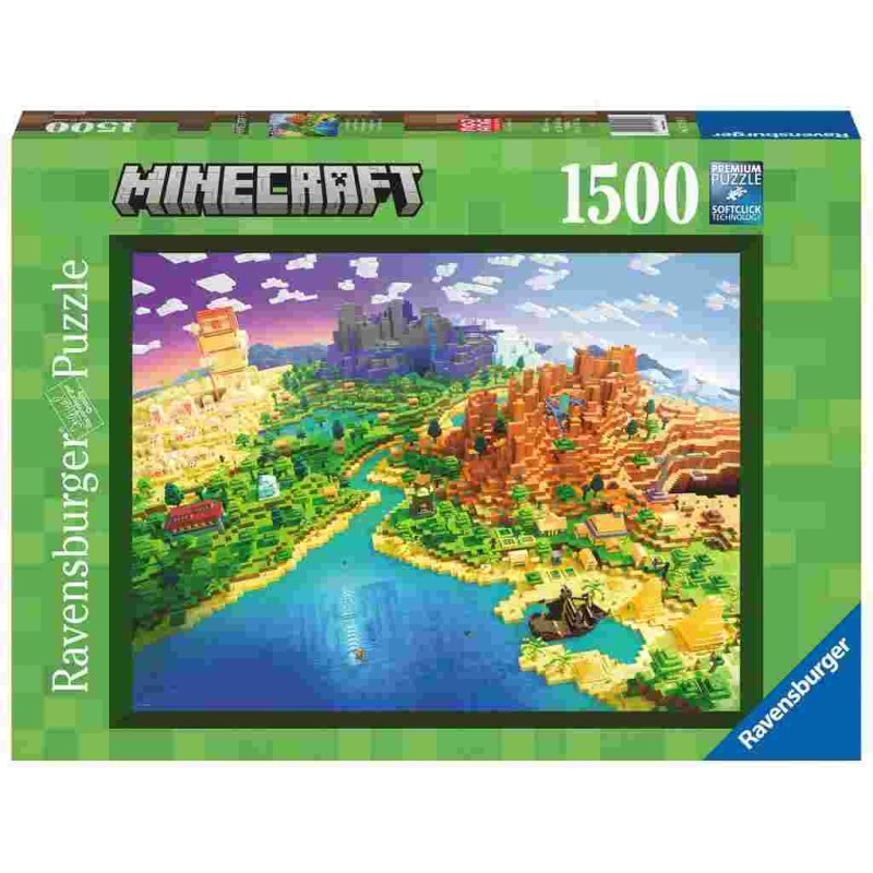 PUZZLE 1500 PIECES - LE MONDE DE MINECRAFT