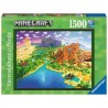 PUZZLE 1500 PIECES - LE MONDE DE MINECRAFT