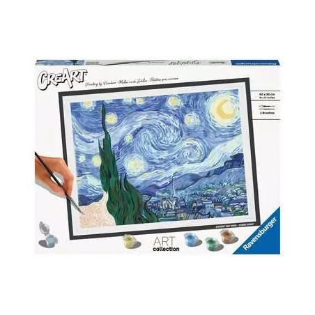 CREART - 30X40CM - VAN GOGH - LA NUIT ETOILEE - ART COLLECTION