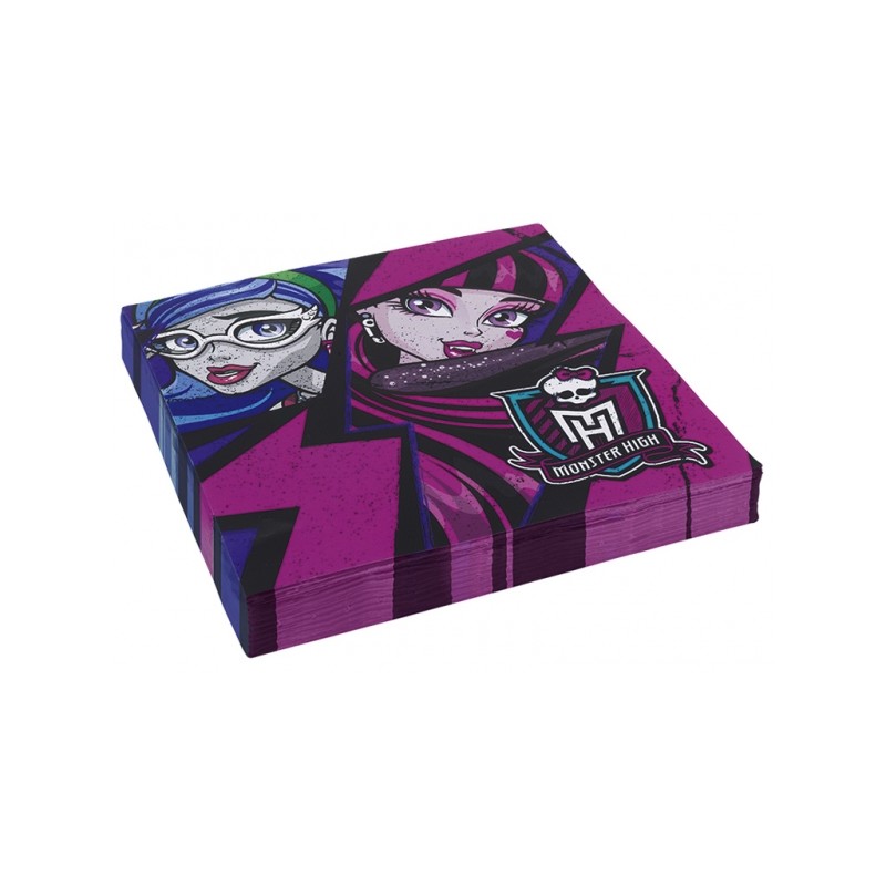 20 SERVIETTES - MONSTER HIGH 2