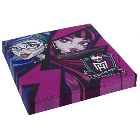 20 SERVIETTES - MONSTER HIGH 2