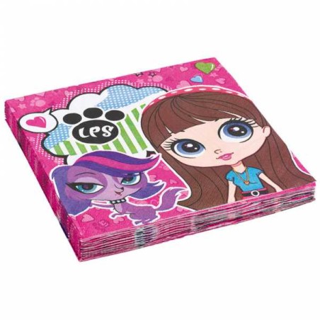 20 SERVIETTES - LITTLEST PETSHOP