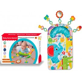 Baby play mat with pillow