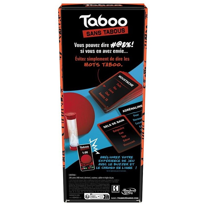 TABOO SANS TABUS