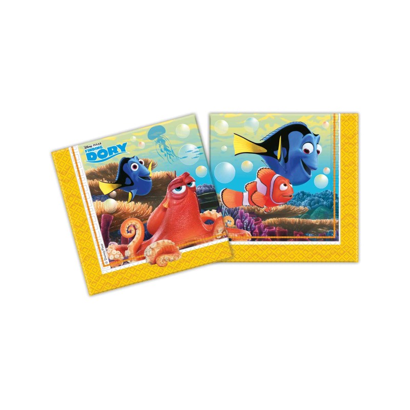 20 SERVIETTES DORY