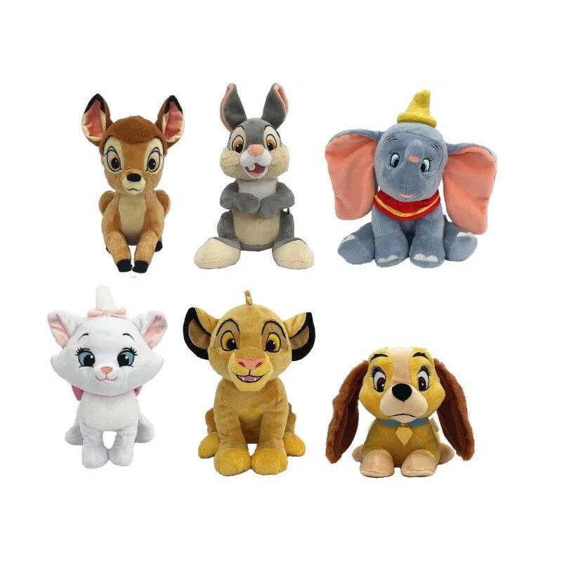 PELUCHES DISNEY ANIMAUX 25 CM