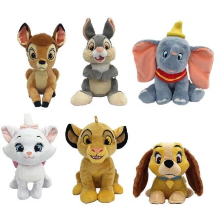 PELUCHES DISNEY ANIMAUX 25 CM