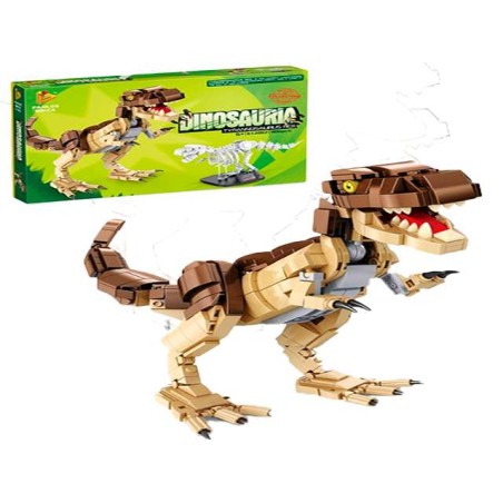 DINOSAUR PLUS DINOSAUR FOSSIL BUILDING BLOCK 906PCS