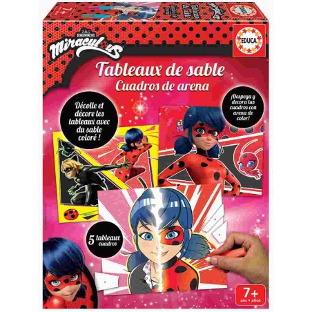 TABLEAUX DE SABLE MIRACULOUS LADYBUG