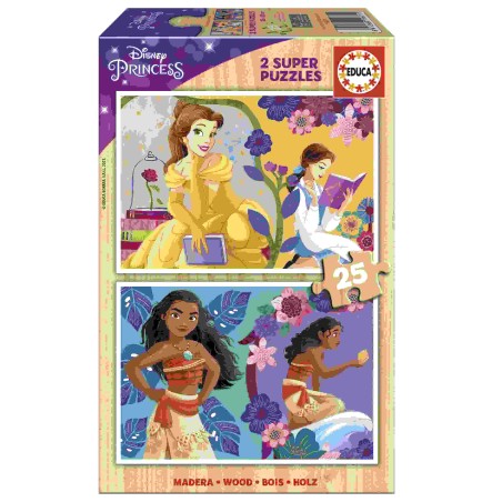 2X25 DISNEY PRINCESS BELLA PLUS VAIANA