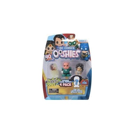 OOSHIES PACK DE 4 - DC COMICS ASSORTIMENT