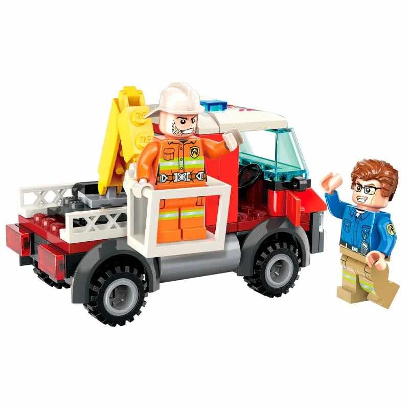 BUILDING BLOCK SERIES FIRE RESCUE 112PCS