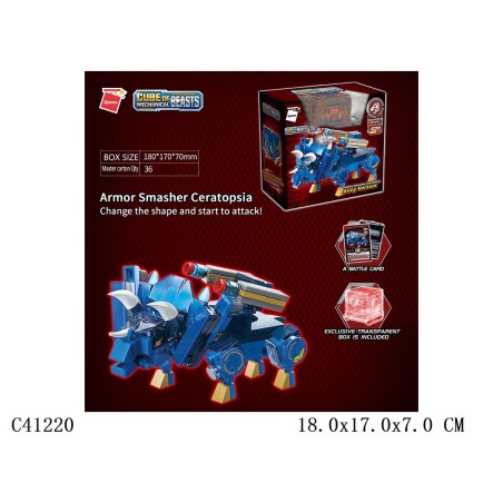 BUILDING BLOCK ARMOR SMASHER CERATOPSIA 157PCS