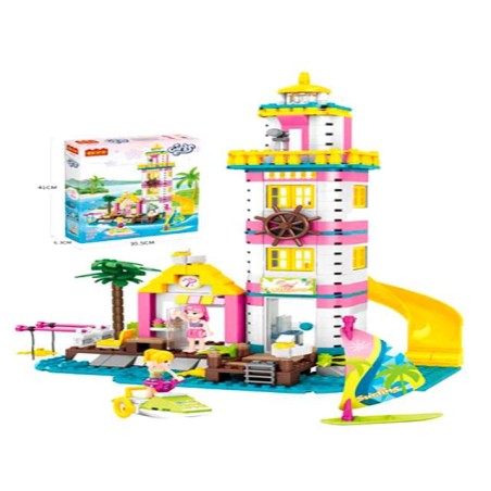 GIRLS SMALL PARTICLE BUILDING BLOCK 401PCS