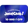 CARTE CADEAU JOUECLUB 10 000 XPF