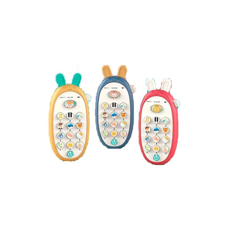 RABBIT PHONE 3 COLOR 12PCS-DISPLAY BOX