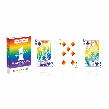 JEU 54 CARTES - ARC EN CIEL