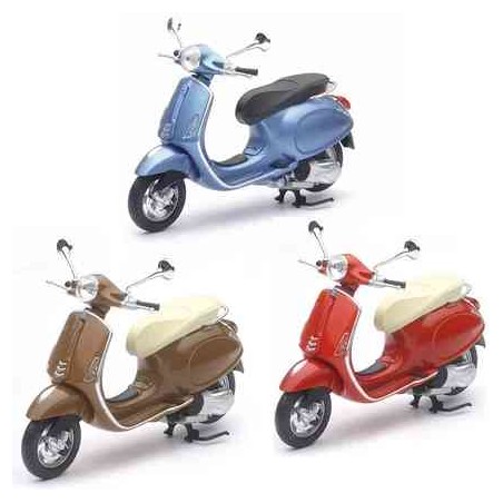 VESPA PRIMAVERA 1-12 3 COLORIS AST A-ROUGE B-BLEUE C-MARRON