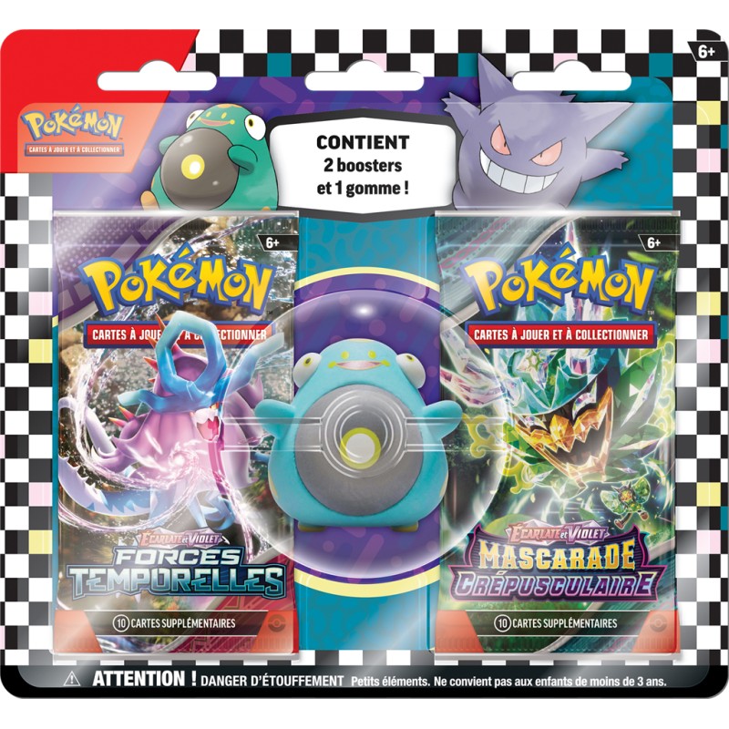 POKEMON BLISTER GOMME RENTREE DES CLASSES