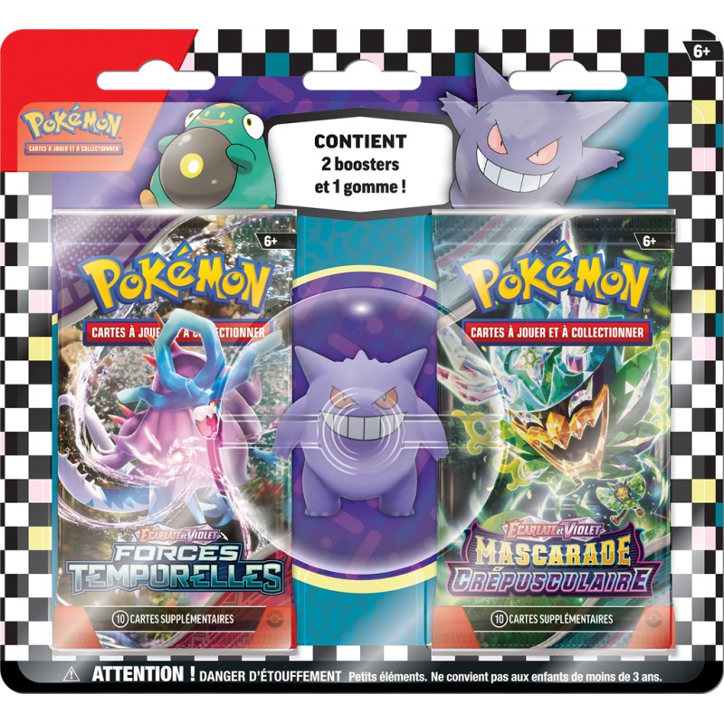 POKEMON BLISTER GOMME RENTREE DES CLASSES