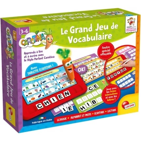 CAROTINA STYLO PARLANT GRAND JEU VOCABULAIRE DES PETITS