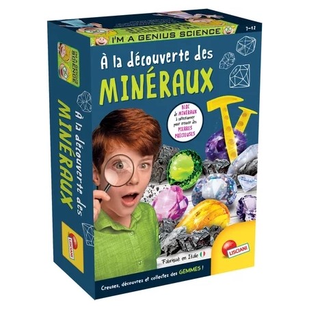 GENIUS SCIENCE POCKET A LA DECOUVERTE DES MINERAUX