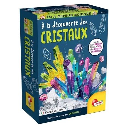 GENIUS SCIENCE POCKET A LA DECOUVERTE DES CRISTAUX