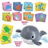 OCEAN FUN BATH TOYS DSPLAY OF 9 PCS