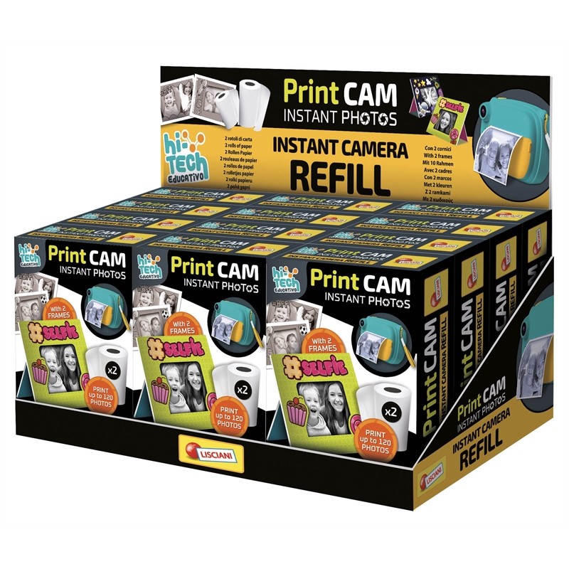 PRINT CAM HI TECH RECHARGE DISPLAY 12 PCS