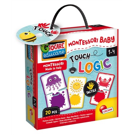 MONTESSORI BABY TOUCH LOGIC AVEC PIECES RUGUEUSES