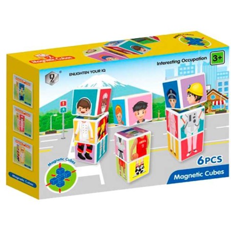 MAGNETISM BUILDING BLOCK SERIES 6PCS