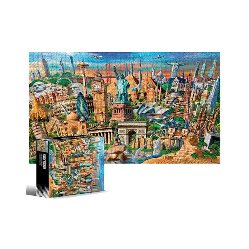 PUZZLE 1500 PCS - POINT DE REPERE DU MONDE